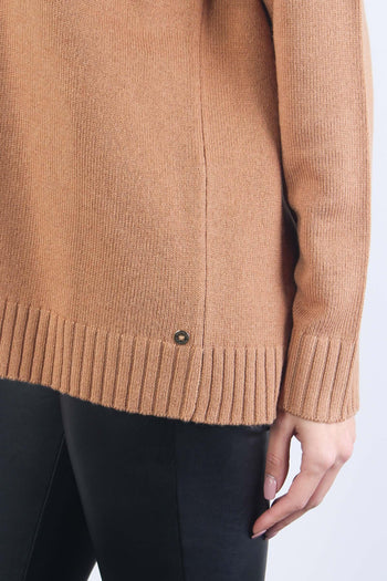 Indice Maglia Scollo V Cammello - 6