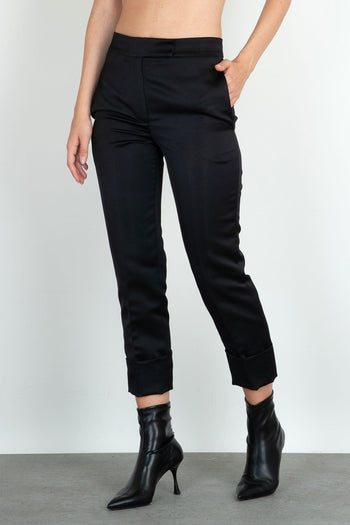 Pantalone Marguerite Duchesse Nero - 4