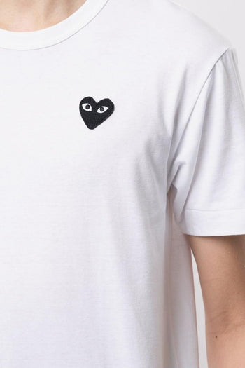 Comme des Garçons Play T-shirt Cotone Bianco - 3