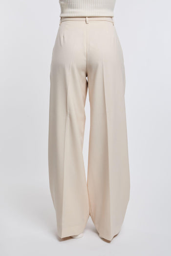 Max Mara Pantalone 100% WV Bianco - 5