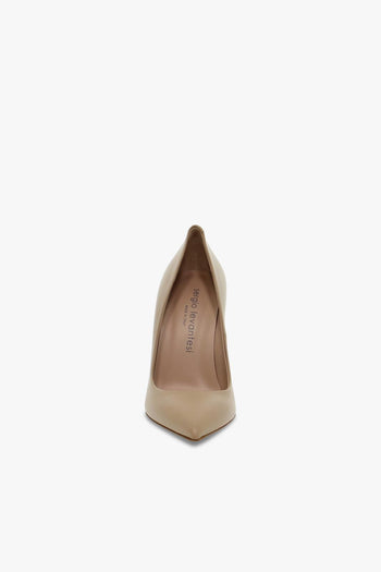 Décolleté FERRAGNI COLOR CAPPUCCIO in nappa beige - 4