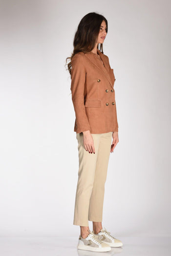 Giacca Lauren Beige Cuoio Donna - 4