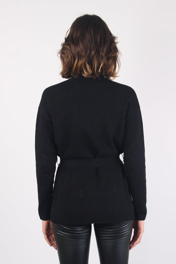 Isola Cardigan Over Riga Nero - 3