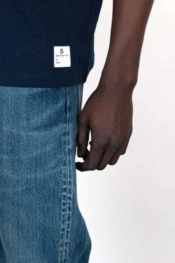T-Shirt Cesar Cotone Blu Navy - 6