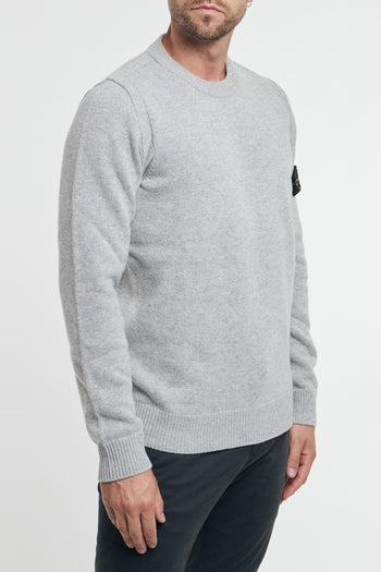 Maglia Lambswool Grigio Uomo - 4