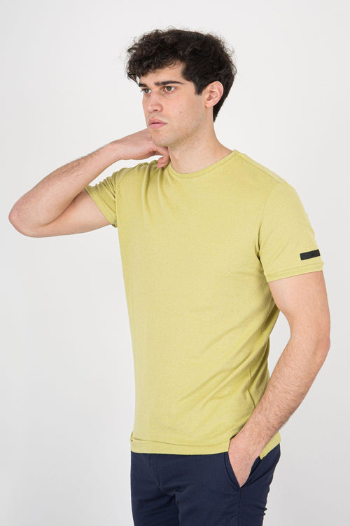 T-shirt Shirty Macro Wash Verde Uomo - 2