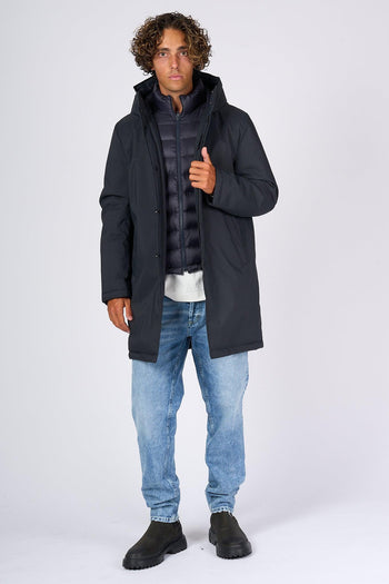 Piumino Morning Coat Blu Uomo - 3