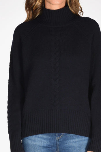 Maglia Lupetto Blu Donna - 3