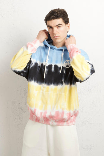 Acu Hoodie Tie-dye Multicolore Uomo - 5