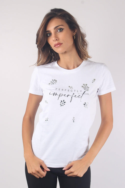 Zorro T-shirt Scritta Pietre White