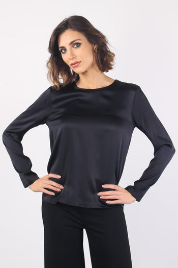 Casacca Seta Nero - 4