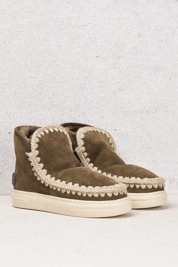 Eskimo Sneaker Bold Glit.logo Verde Donna - 4