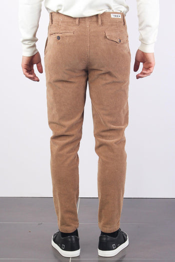 Pantalone Chino Velluto Cammello - 3