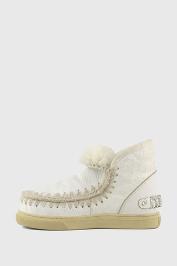 Stivaletto Eskimo Sneaker Rhinestones Bianco Donna - 5