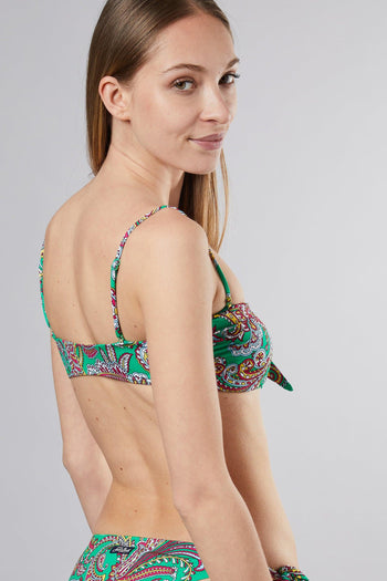 Saint Barth Bandeau Top Verde Donna - 3