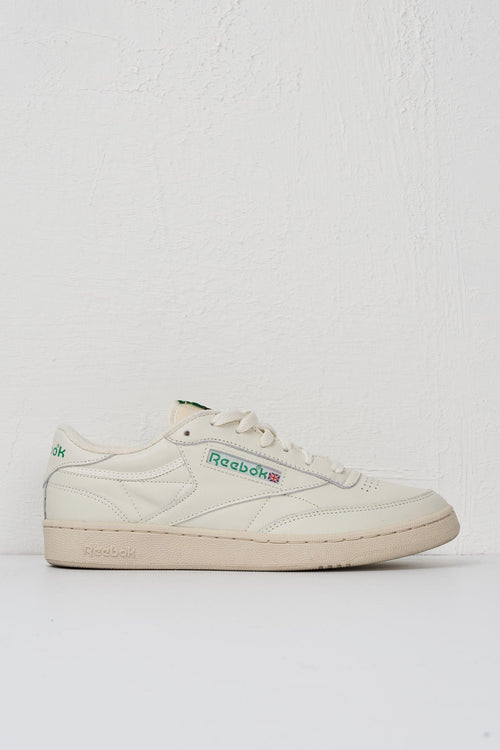 Sneakers Club C 85 Vintage Pelle Bianco