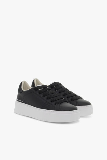 Sneakers WEIGHTLESS LOW TOP in pelle e nylon nero Donna Sneakers - 5