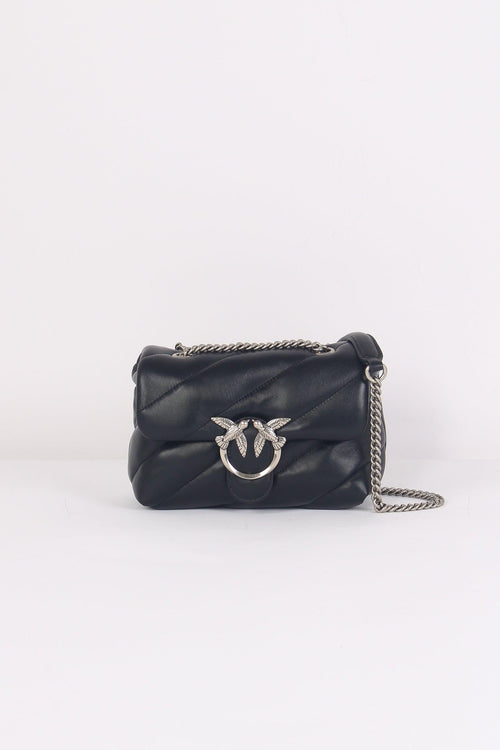 Mini Tracolla Love Puff Nappa Black