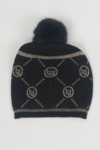 Cuffia Logo All Over Nero - 4