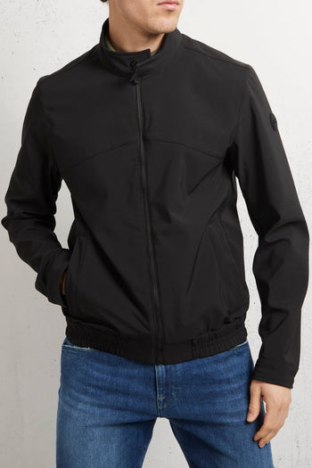 Bomber Softshell Nero Uomo - 4