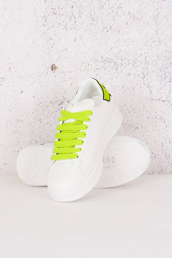 Sneakers Mcqueen Basica Bianco/verde Mela - 3