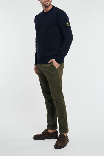 Maglia Lambswool Blu Uomo - 2