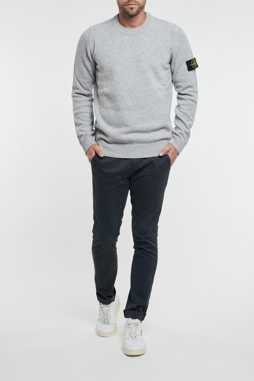 Maglia Lambswool Grigio Uomo