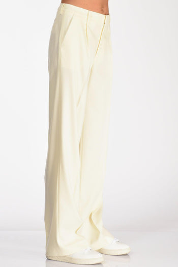 Pantalone Flanella Bianco Donna - 5