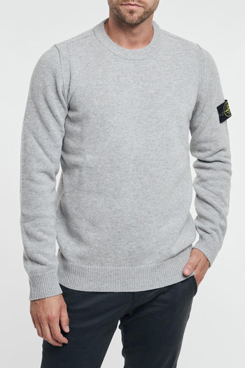 Maglia Lambswool Grigio Uomo - 3