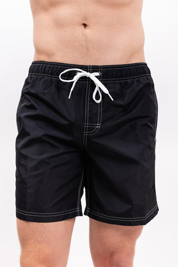 Printed Boardshort Nero Uomo - 3