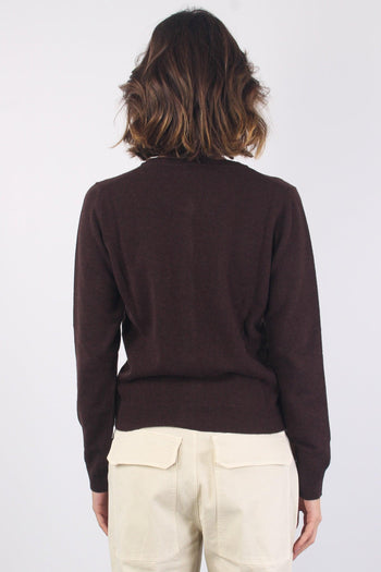 Cardigan Bottoni Oro Terra - 2