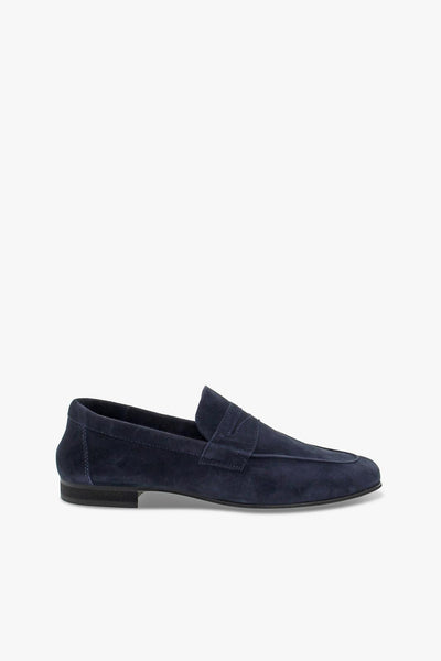 Mocassino DANDY in nabuk blu