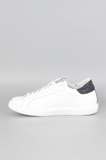 Sneaker One Star Glitter Bianco/nero - 4