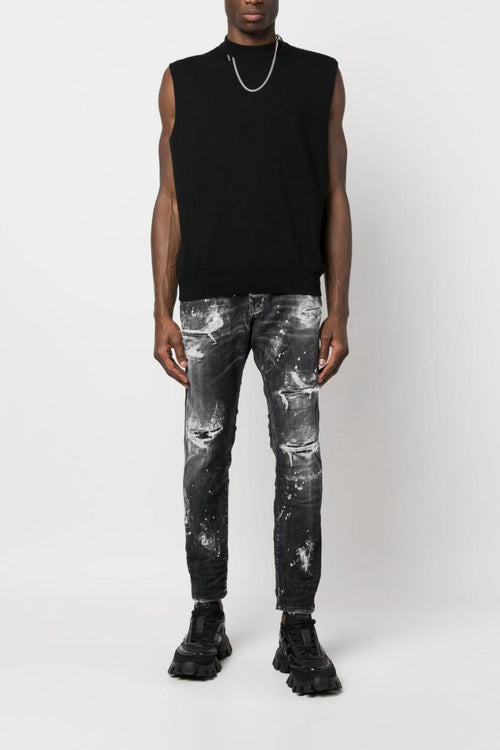 2 Jeans Nero Uomo