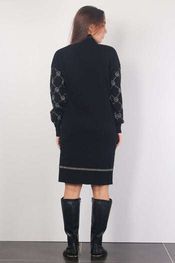 Abito Logo All Over Nero - 2