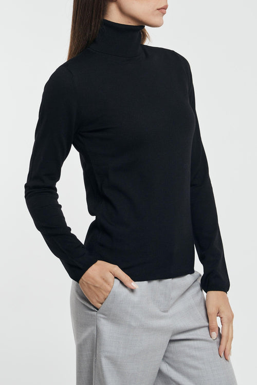 Maglia Dolcevita Nero Donna