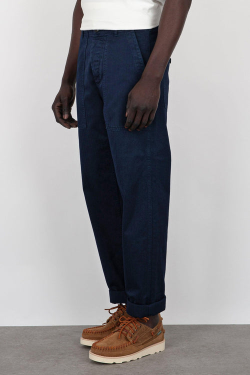 Pantalone Fatigue Cotone Blu - 1