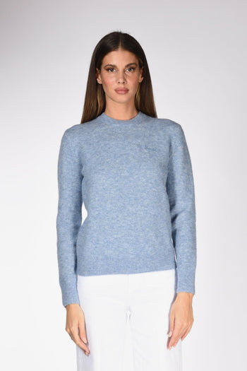 Saint Barth Maglia Girocollo Azzurro Donna - 2