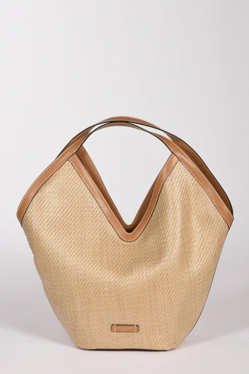 Borsa Anfora Beige/beige Scuro Donna