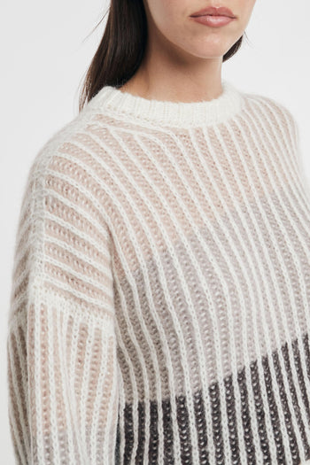 Maglia Tricot Beige Donna - 2