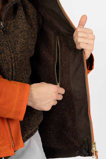 Blazer Coat Arancio Uomo - 8