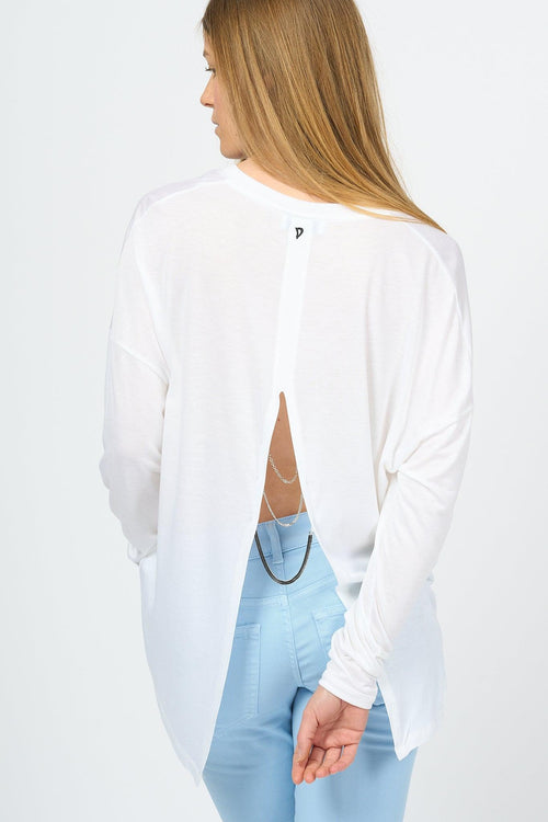 Maglia Catenelle Bianco Donna