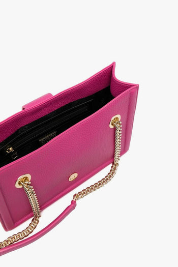 Borsa Viola Donna a spalla con fibbia - 2