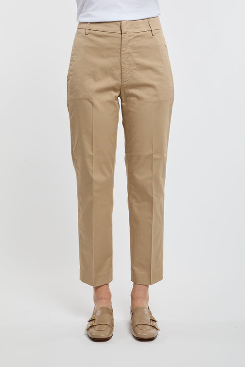 Pantalone Nima Zip CO/EA Beige