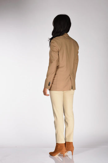 Blazer Monopetto Beige Donna - 5