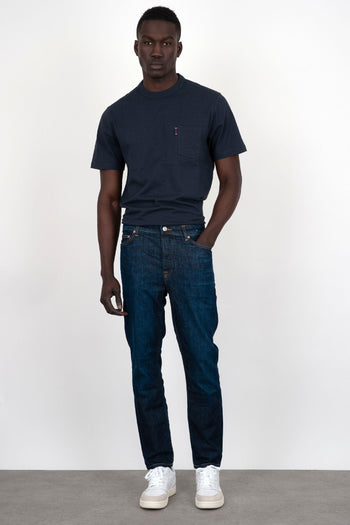 Jeans Drake Denim Blu Scuro - 6