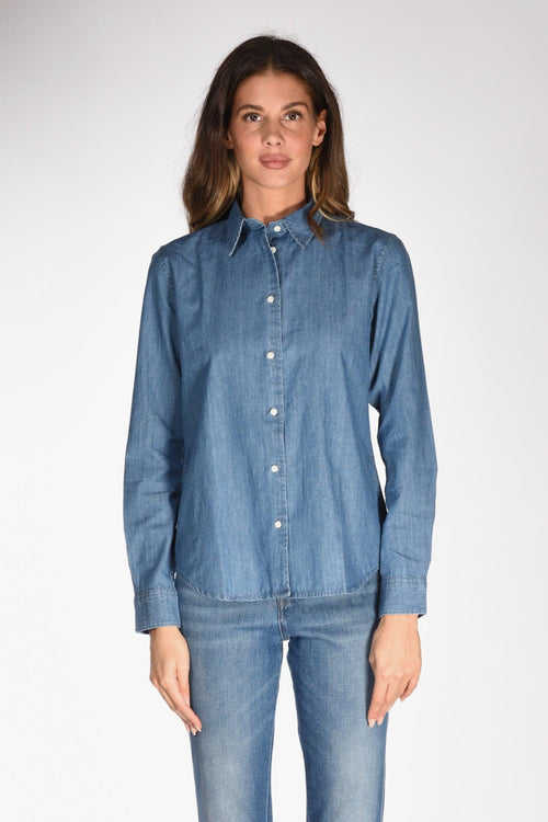 Camicia Denim Blu Jeans Donna - 2