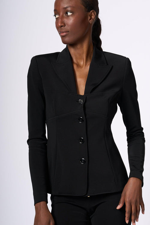 Giacca Hop Neoprene Nero Donna