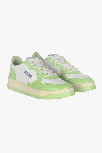 - Sneakers - 430075 - Bianco/Verde mela - 3