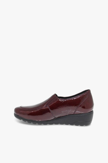 Scarpa bassa BERTRANE MOBILS ERGONOMIC in vernice bordeaux - 3